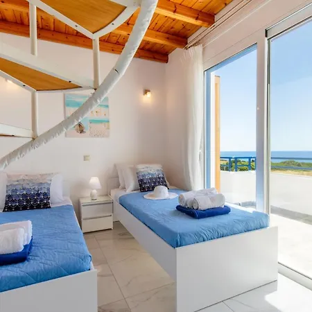 וילה White Blue *